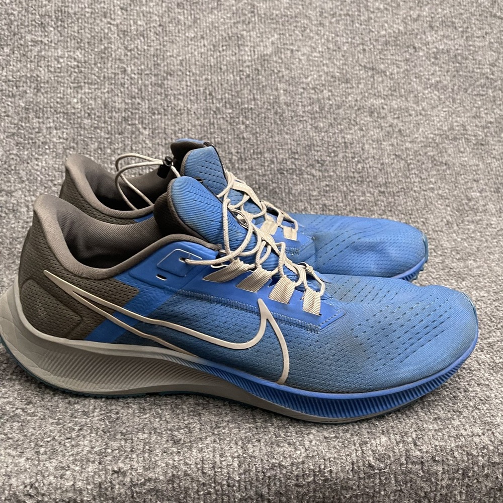 Nike ID Men's Zoom Pegasus 38 Blue Storm-Tread Running Shoe Size 12.5 DJ0958-991